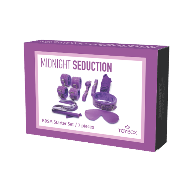 ערכת BDSM סגולה למתחילים Midnight Seduction