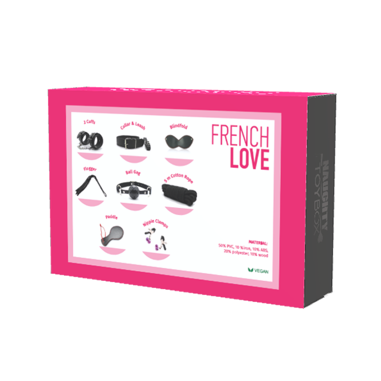 ערכת BDSM שחורה למתחילים French Love