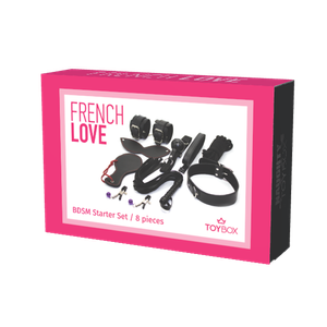 ערכת BDSM שחורה למתחילים French Love