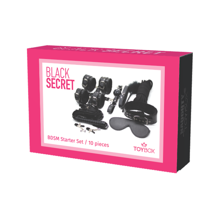 ערכת BDSM  שחורה למתחילים Black Secret