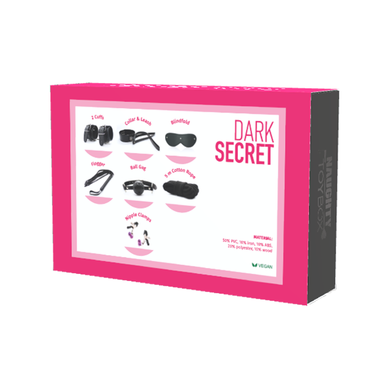 ערכת BDSM שחורה למתחילים Dark Secret