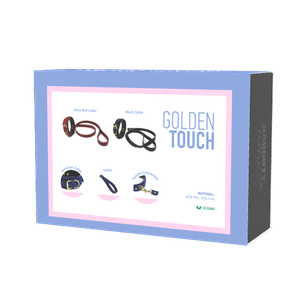 קולר פרימיום Golden Touch שחור