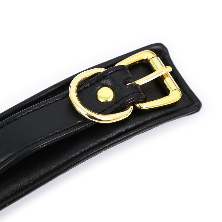 אזיקי ידיים פרימיום שחורים 'גולדן טוויסט'