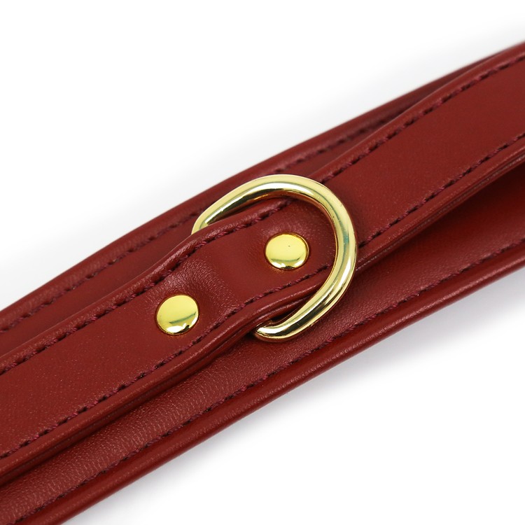 אזיקי ידיים פרימיום אדום יין  Golden Twist