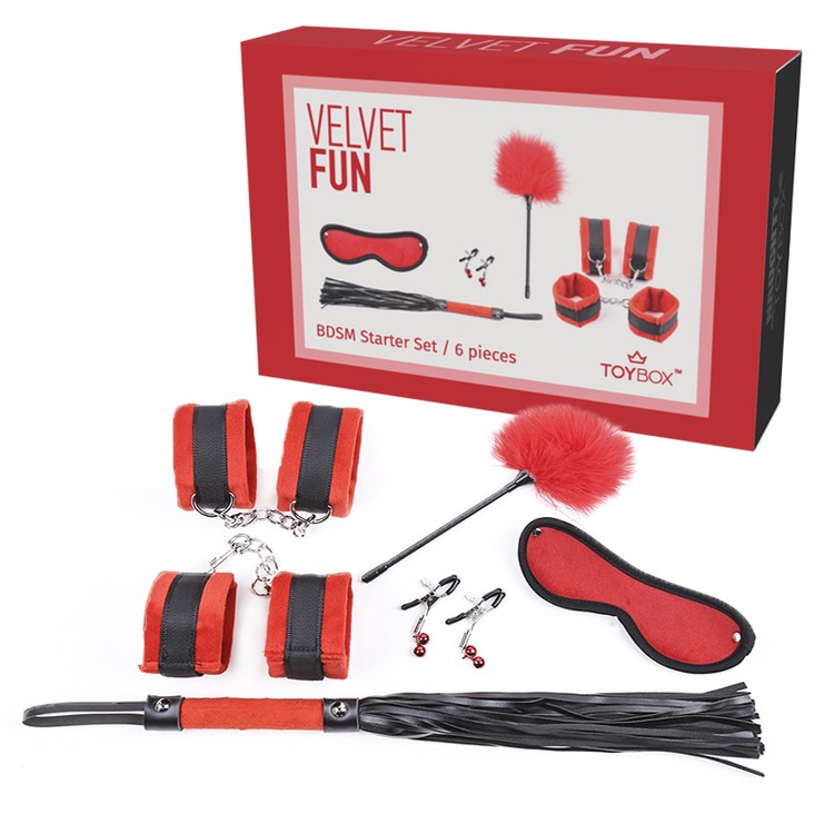ערכת BDSM למתחילים 'וולוט פאן'