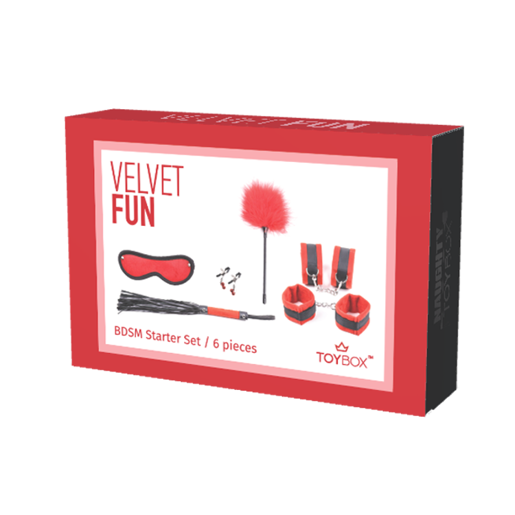 ערכת BDSM למתחילים 'וולוט פאן'