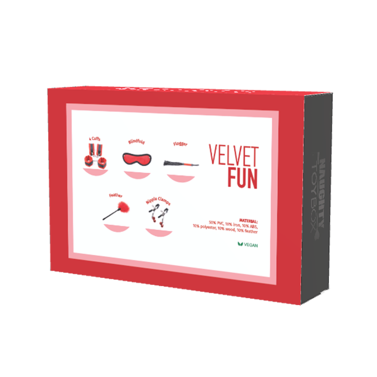 ערכת BDSM למתחילים 'וולוט פאן'