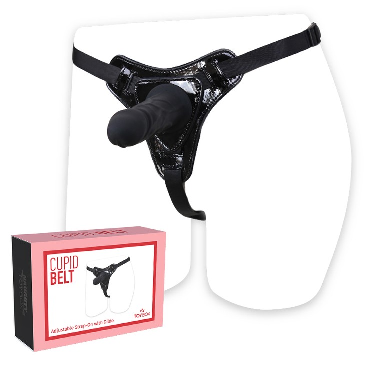 ערכת סטרפאון עם דילדו 'קיופיד בלט'