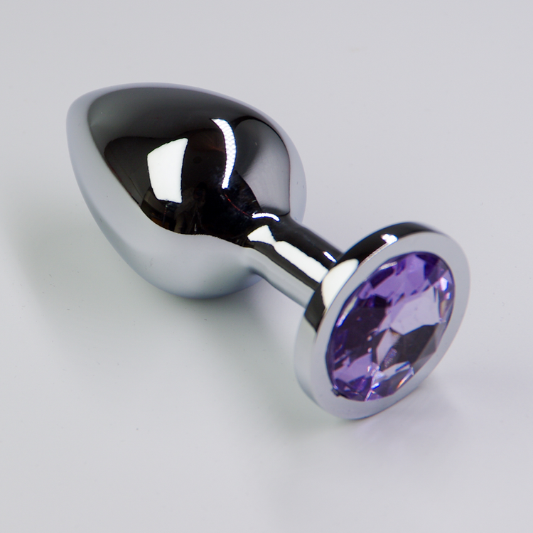 פלאג מתכת יהלום סגול לבנדר