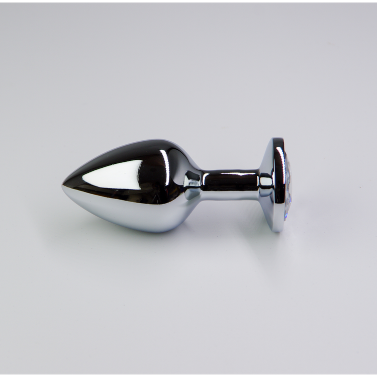 פלאג מתכת יהלום שקוף