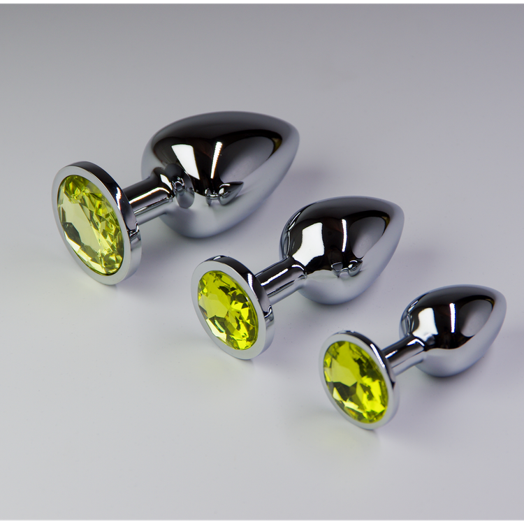 פלאג מתכת יהלום צהוב בהיר