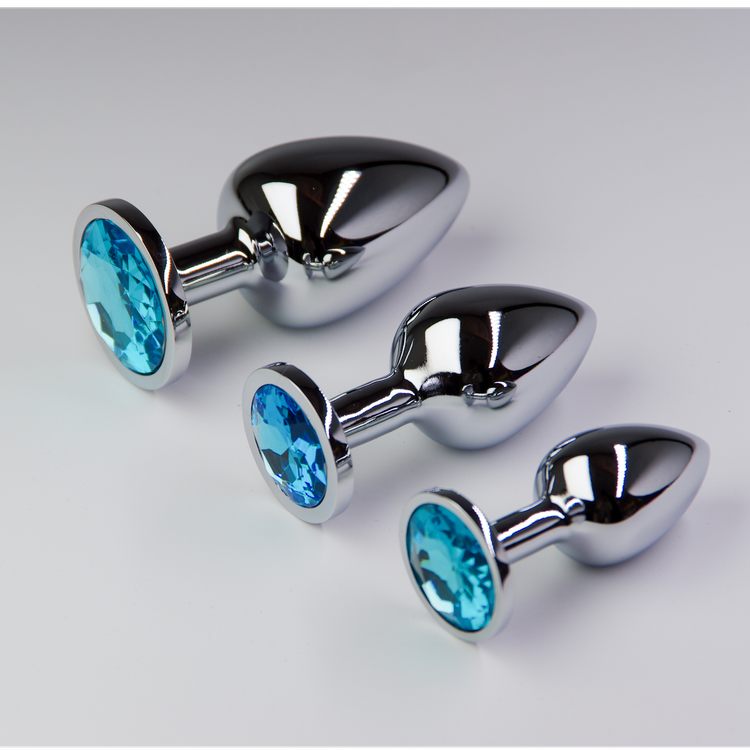 פלאג מתכת יהלום כחול מים עמוקים