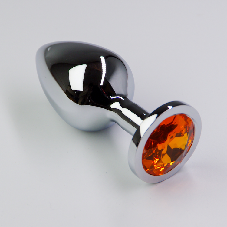 פלאג מתכת יהלום צהוב מוזהב