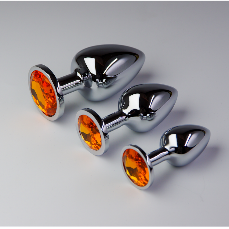 פלאג מתכת יהלום צהוב מוזהב