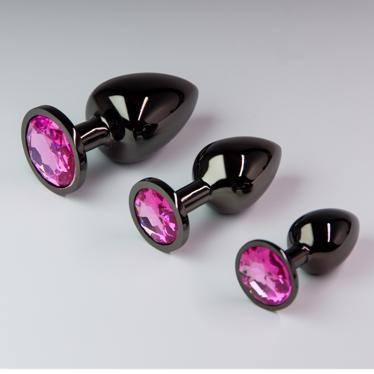 פלאג מתכת שחורה יהלום ורו