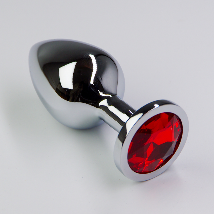 פלאג מתכת יהלום אדום