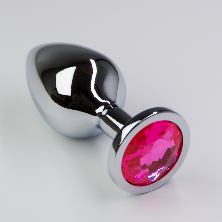 פלאג מתכת יהלום ורוד