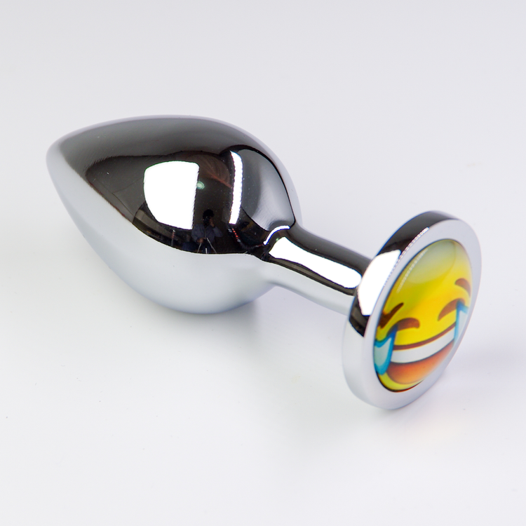 פלאג מתכת אימוג'י 'צחוק היסטרי'