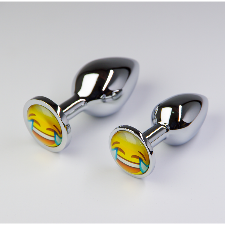 פלאג מתכת אימוג'י 'צחוק היסטרי'