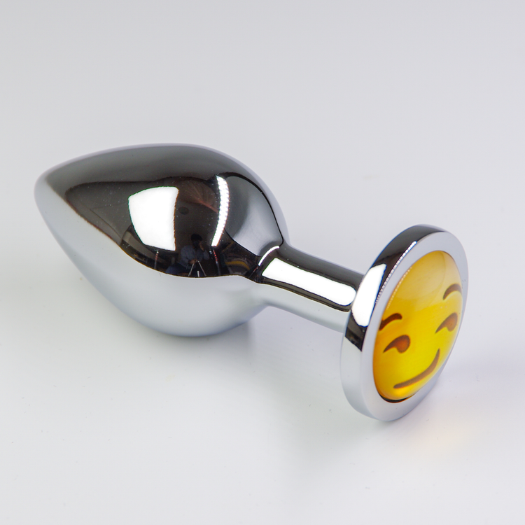 פלאג מתכת אימוג'י 'פרצוף זחוח'