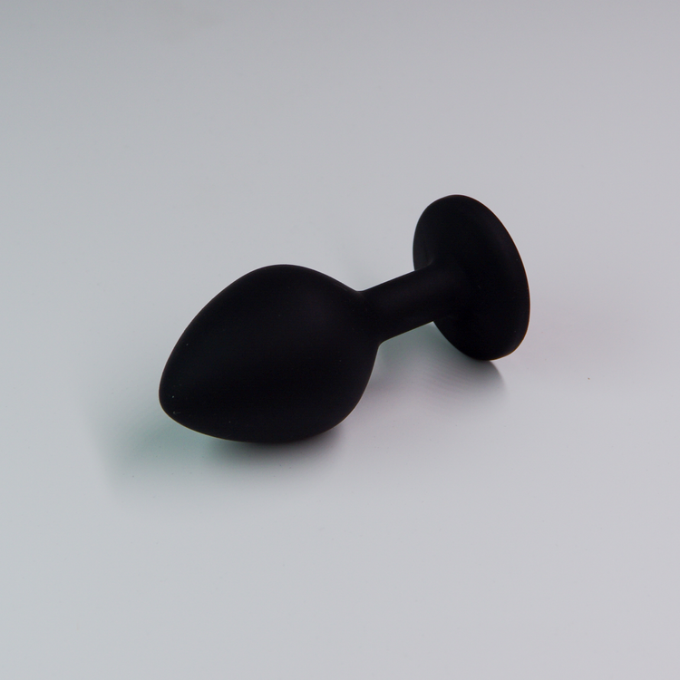 פלאג סיליקון שחור יהלום ורוד בייבי