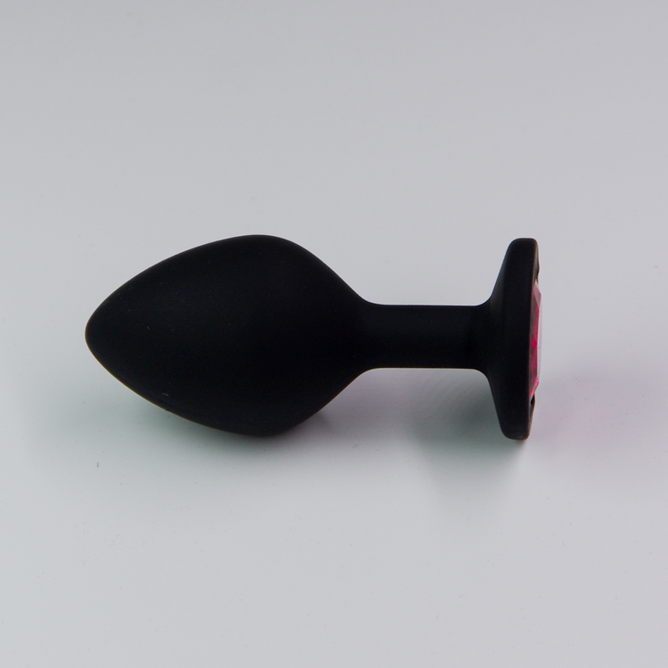 פלאג סיליקון שחור יהלום סגול ארגמן