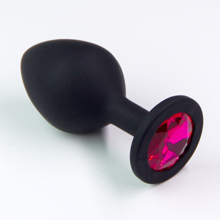 פלאג סיליקון שחור יהלום סגול ארגמן