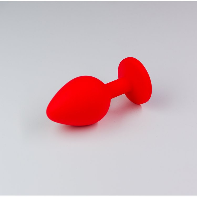 פלאג סיליקון אדום יהלום כחול כהה