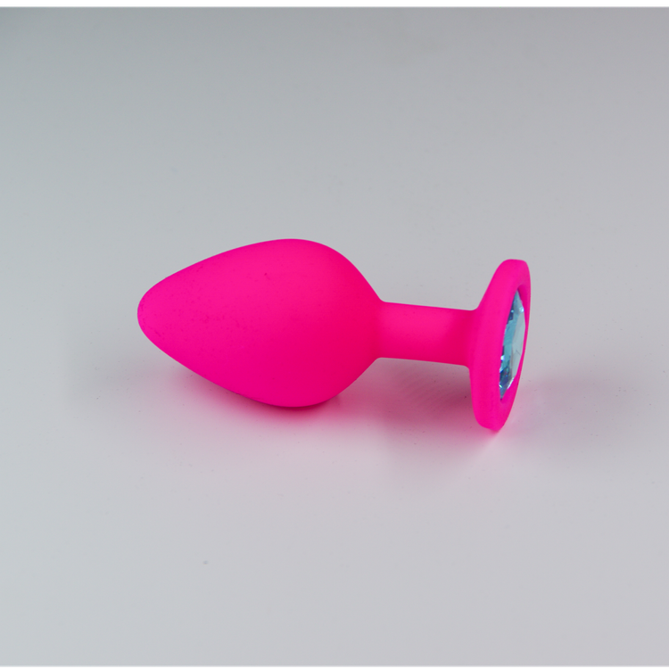 פלאג סיליקון ורוד יהלום כחול מים עמוקים