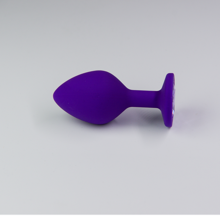 פלאג סיליקון סגול יהלום סגול לבנדר