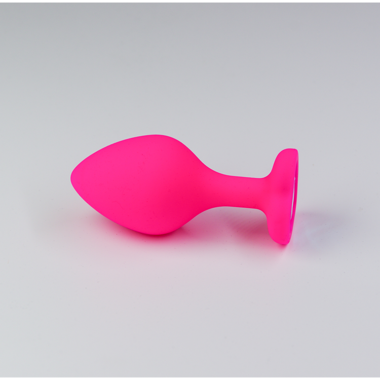 פלאג סיליקון ורוד יהלום לב כחול מים עמוקים