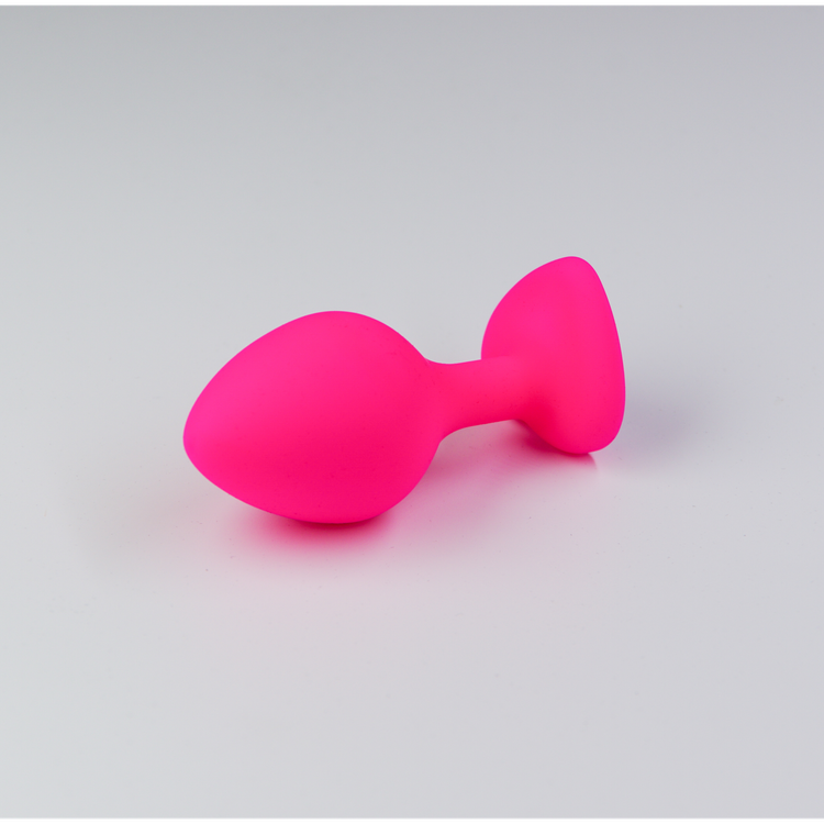 פלאג סיליקון ורוד יהלום לב כחול מים עמוקים