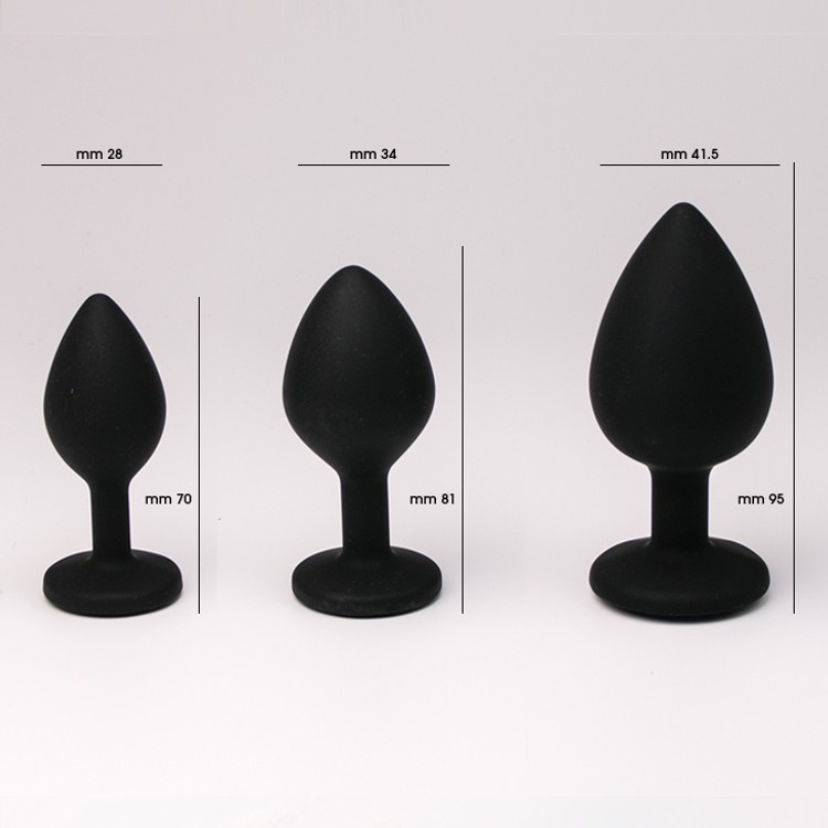 פלאג סיליקון שחור יהלום סגול ארגמן