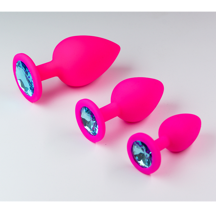 פלאג סיליקון ורוד יהלום כחול מים עמוקים