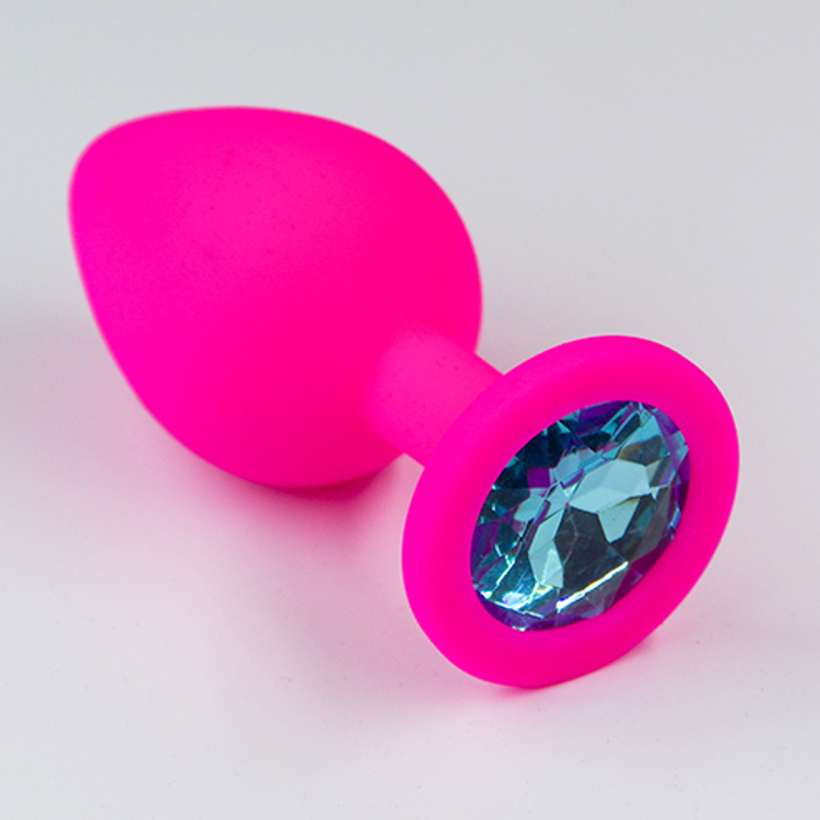 פלאג סיליקון ורוד יהלום כחול מים עמוקים