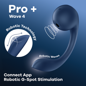 ויברטור יונק עם זרוע יחודית לגירוי הג'י  Pro+ Wave 4 סטיספייר