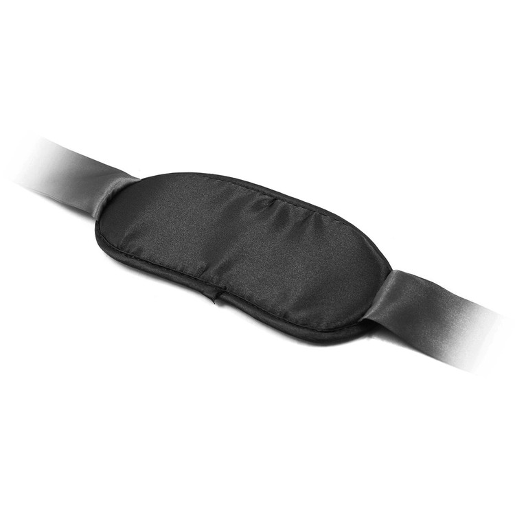 כיסוי עיניים עם קשירת סרט  סטן סגול