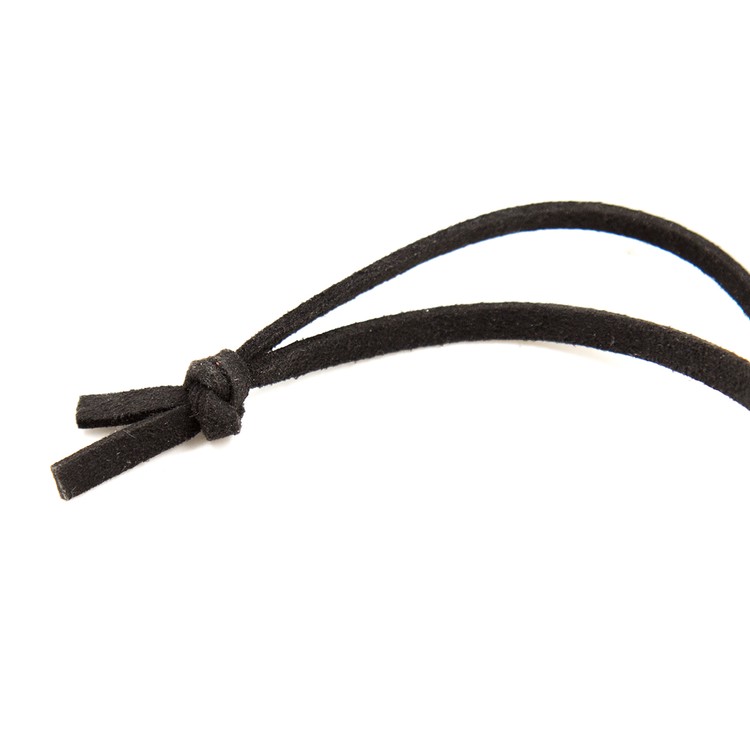 מחבט לב מרופד שחור