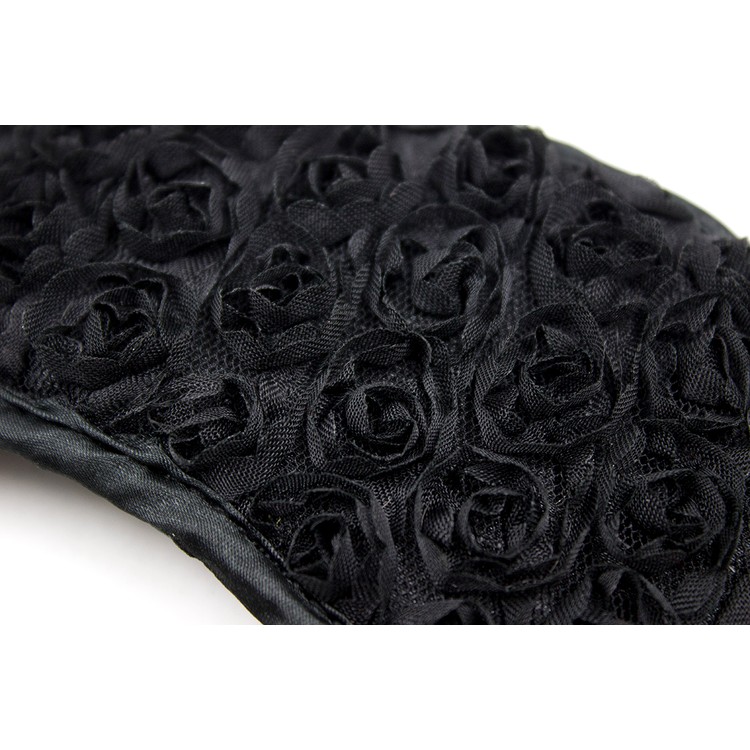 כיסוי עיניים שושנים שחורות