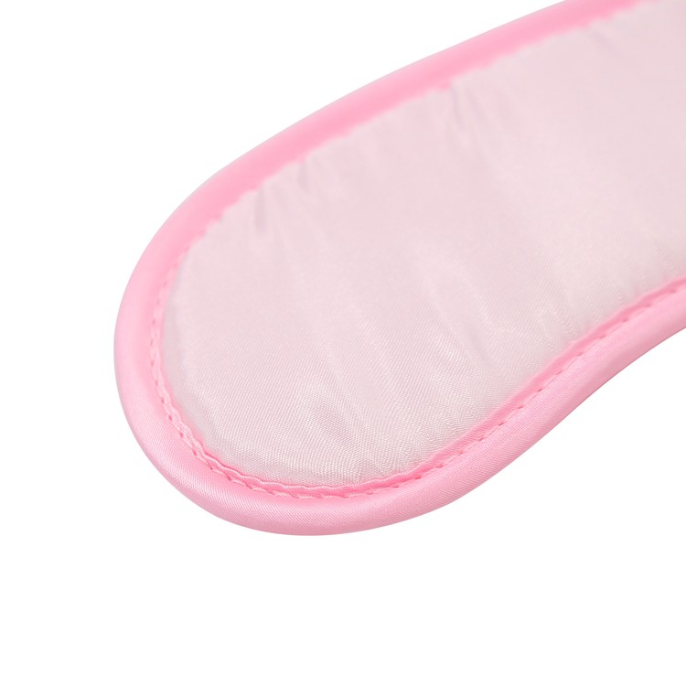 כיסוי עיניים ורוד בייבי מרופד