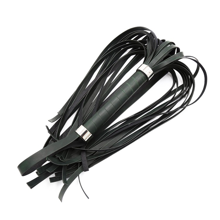 שוט זנבות שחור אלגנטי