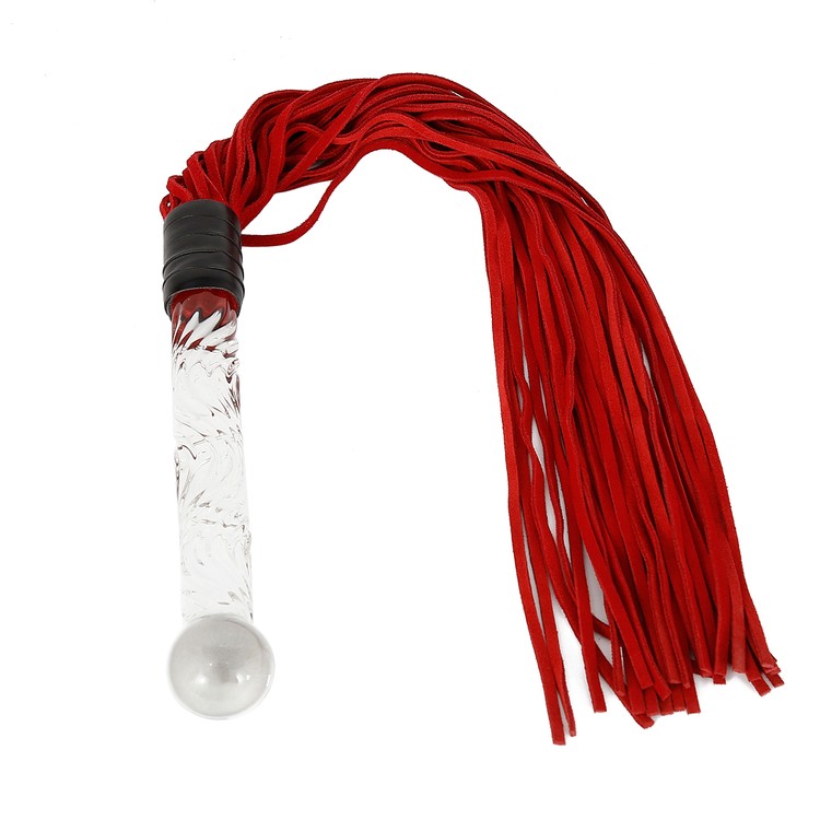 שוט זנבות GLASS WHIP אדום