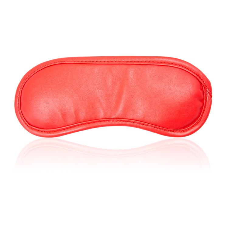 כיסוי עיניים אדום מרופד