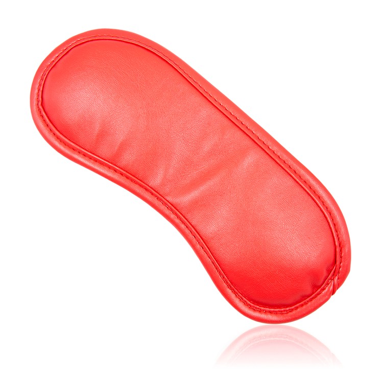 כיסוי עיניים אדום מרופד