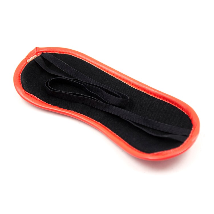 כיסוי עיניים אדום מרופד