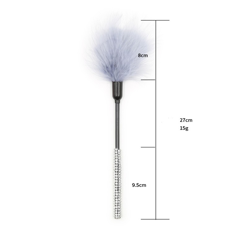 נוצת דיגדוג עם מוט מצופה אבנים