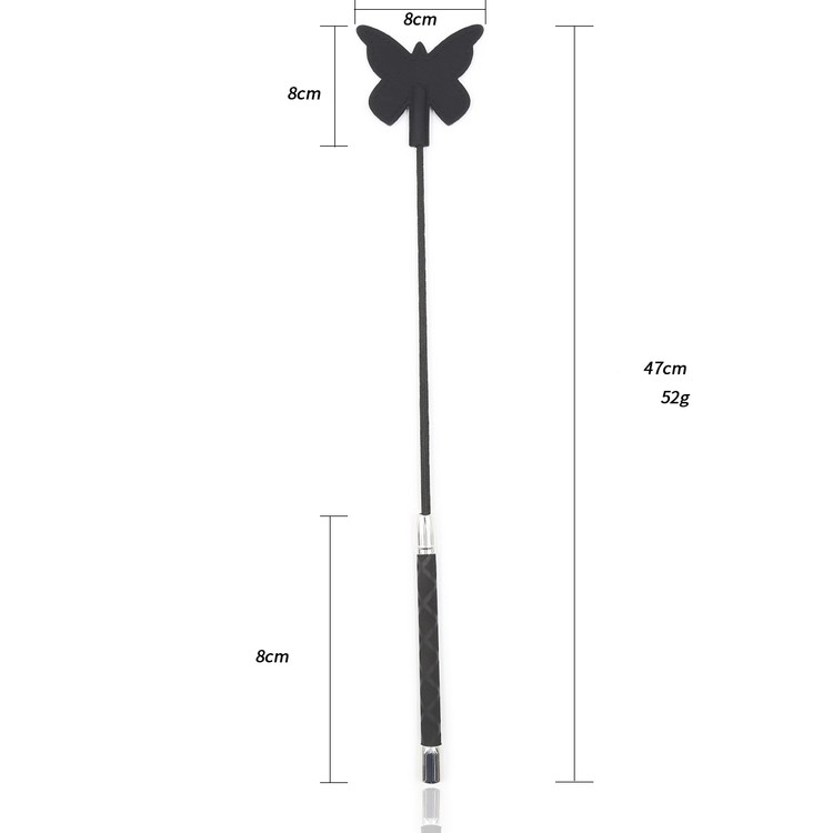 שוט רכיבה פרפר סיליקון שחור