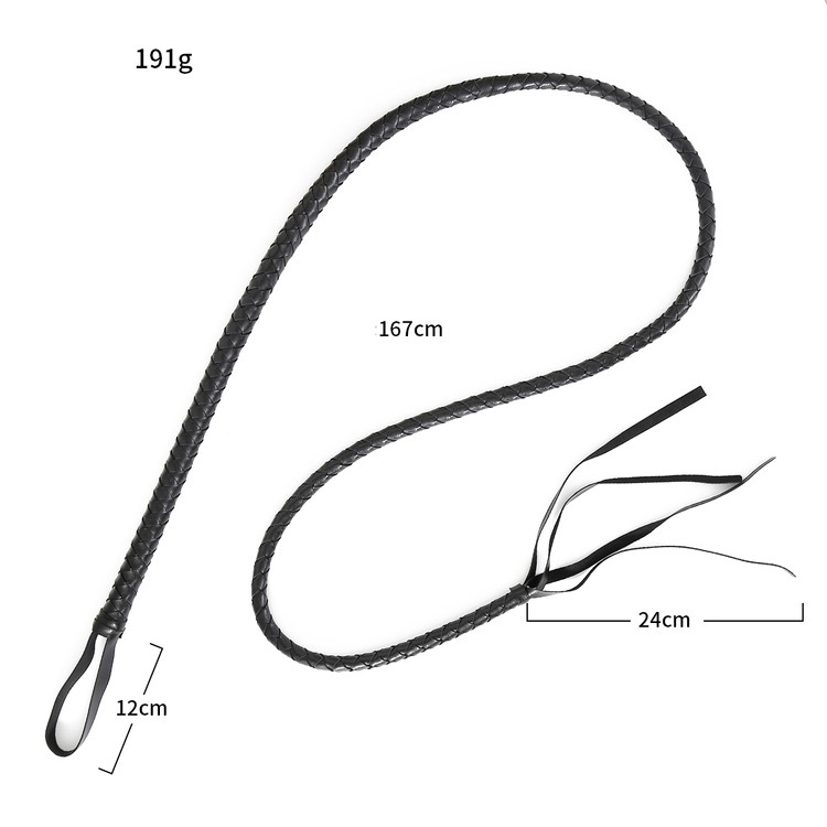 שוט הצלפה אינדיאנה ג'ונס שחור/אדום