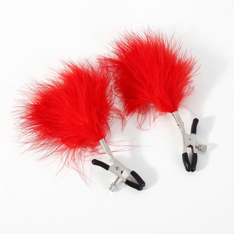 מצבטים מתכווננים עם נוצה