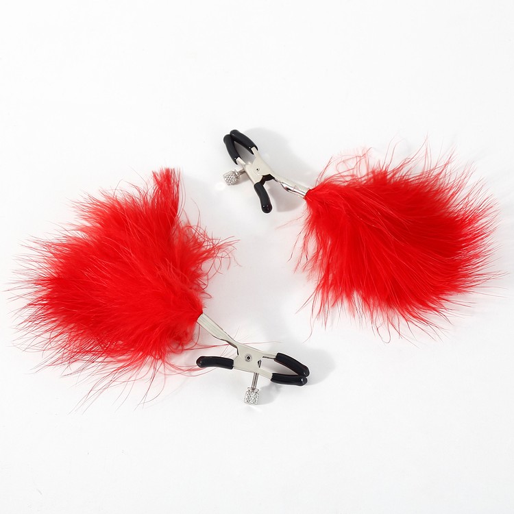 מצבטים מתכווננים עם נוצה